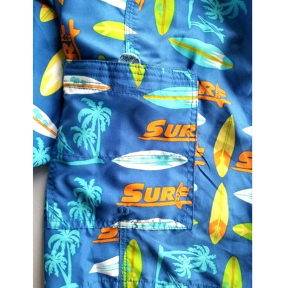 J. Khaki Board Shorts Suit Surf Board Blue - Picture 2 of 6